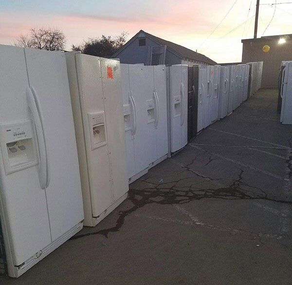 Silver Colored Refrigerators — Appliance in Sacramento, CA Silver Colored Refrigerators — Appliance in Sacramento, CA