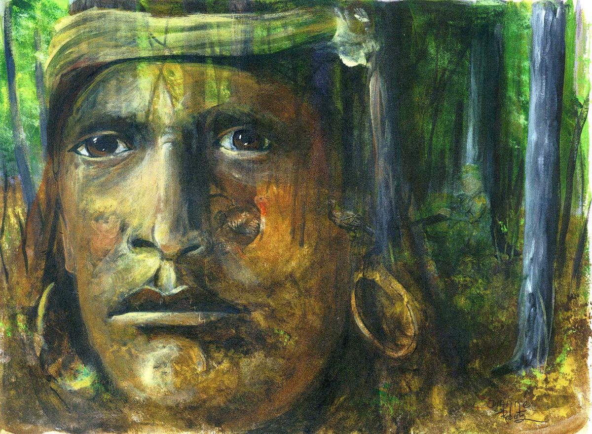 Were Spirits Meet watercolor