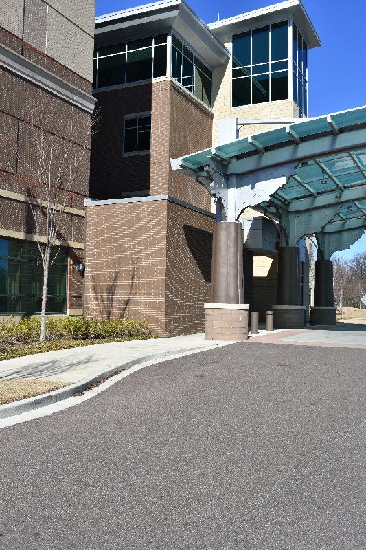 Block Stone — Baptist Hospital Side View  in Bartlett, TN