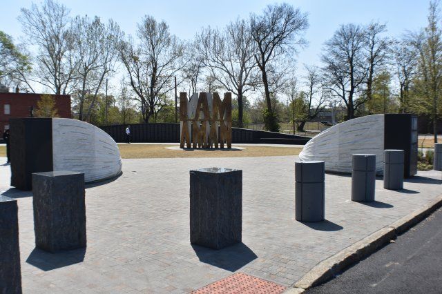 Commercial Masonry — I AM A Man Plaza Landscape View in Bartlett, TN