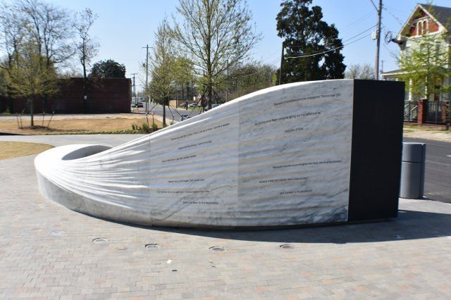 Limestone — Closer View of Porcelain with Engraved Text in Bartlett, TN