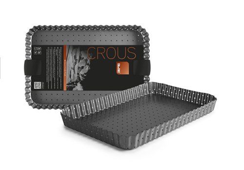 Molde Rectangular Perforado Crous