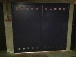 porta per garage nera