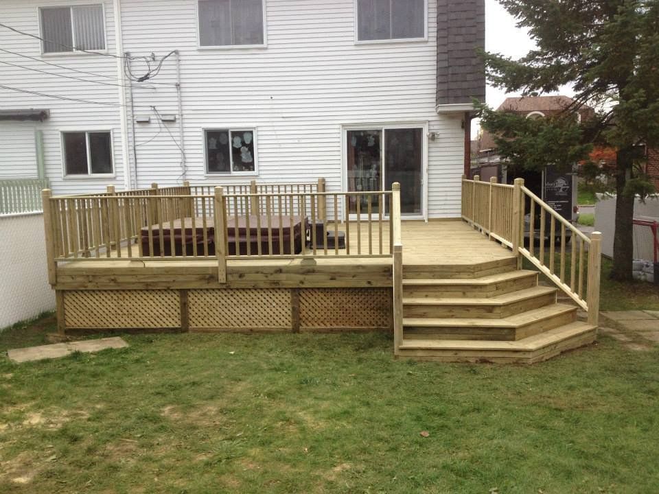 terrasse en bois naturel non traité
