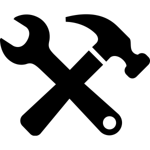 Icon of hammer and wrench