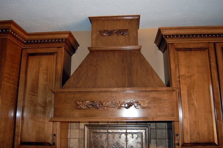 Custom range hood - Wood cabinets in Westminster, MD