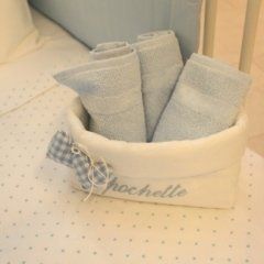 set di biancheria per bambino in azzurro