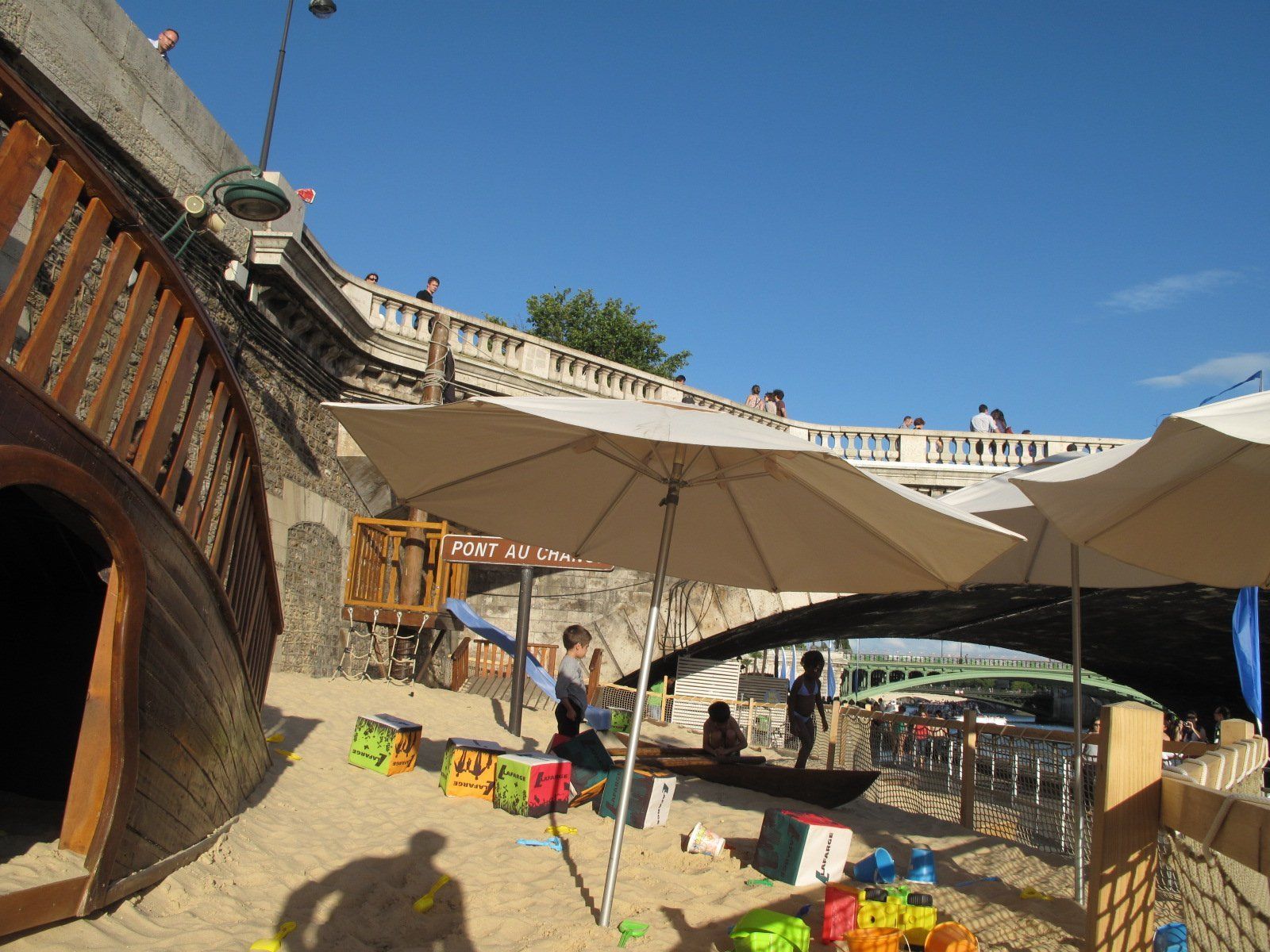 Plage urbaine Paris plages