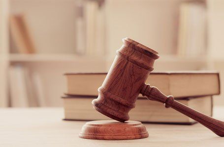 A red gavel