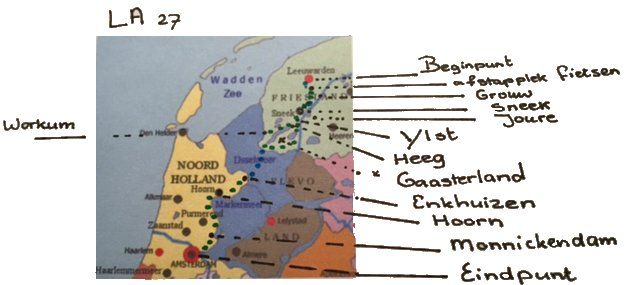Leeuwarden Amsterdam route 2018 Intersail Sailing & Cycling - Leeuwarden Amsterdam route 2018