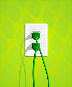 Service Panel — Socket in a Green Wall in Oak Lawn, IL