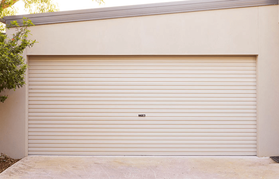 Cream Garage — Garage Doors in Port Macquarie, NSW Cream Garage — Garage Doors in Port Macquarie, NSW