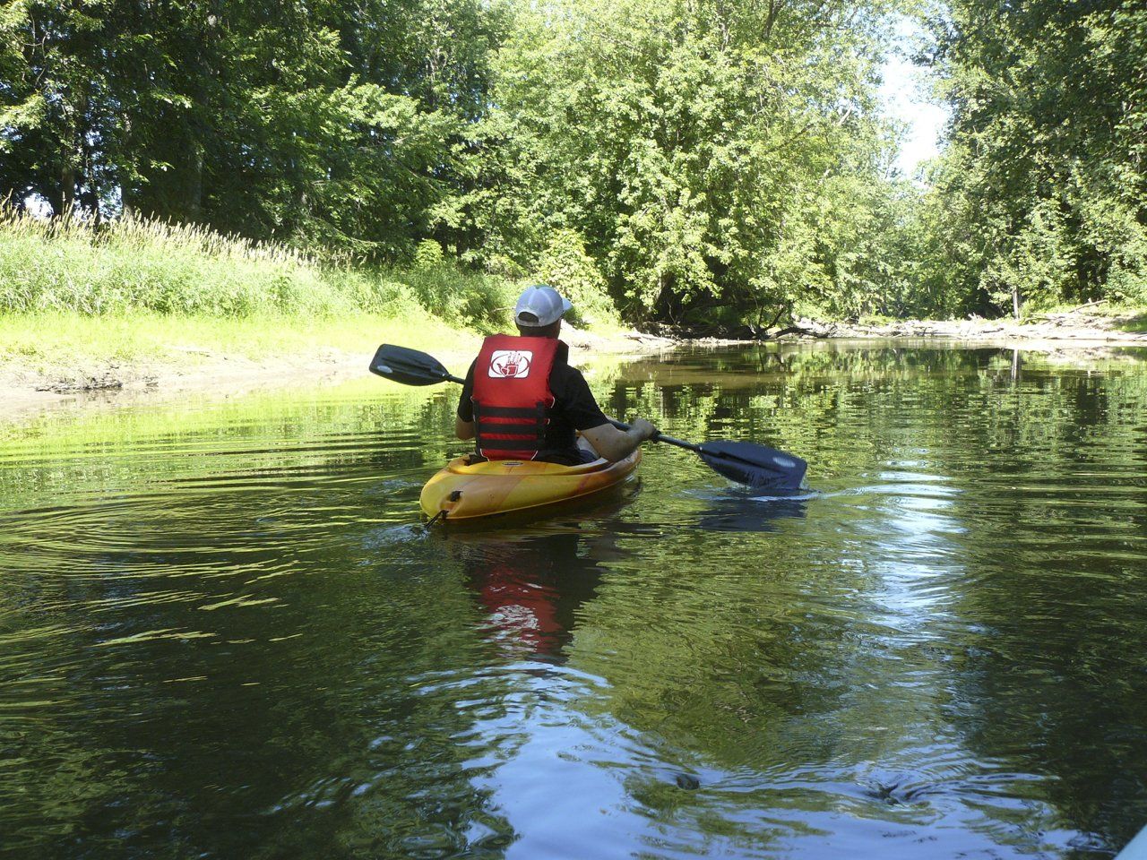 kayaking on the beaver river