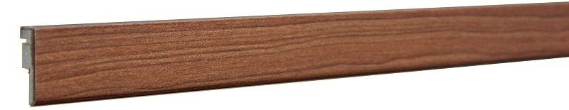 A close up of a piece of wood on a white background.