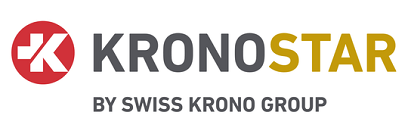 A logo for kronostar by swiss krono group