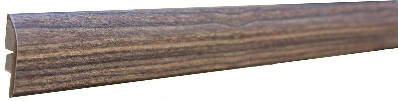 A close up of a piece of wood on a white background.