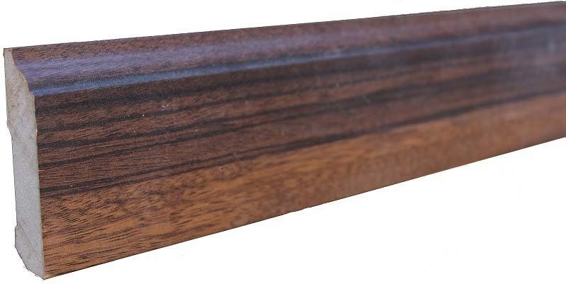 A close up of a piece of wood on a white background.