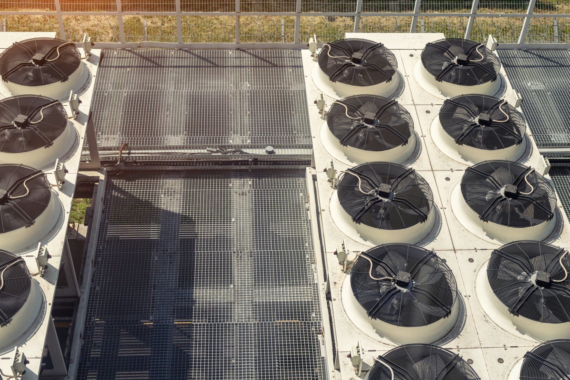 Top View of Outdoor HVACs — Berkeley, CA — Cooper & Hawkins Engineering