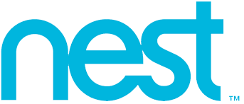 The Nest logo in cyan.