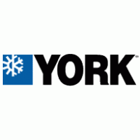 York logo with snowflake icon in blue square.