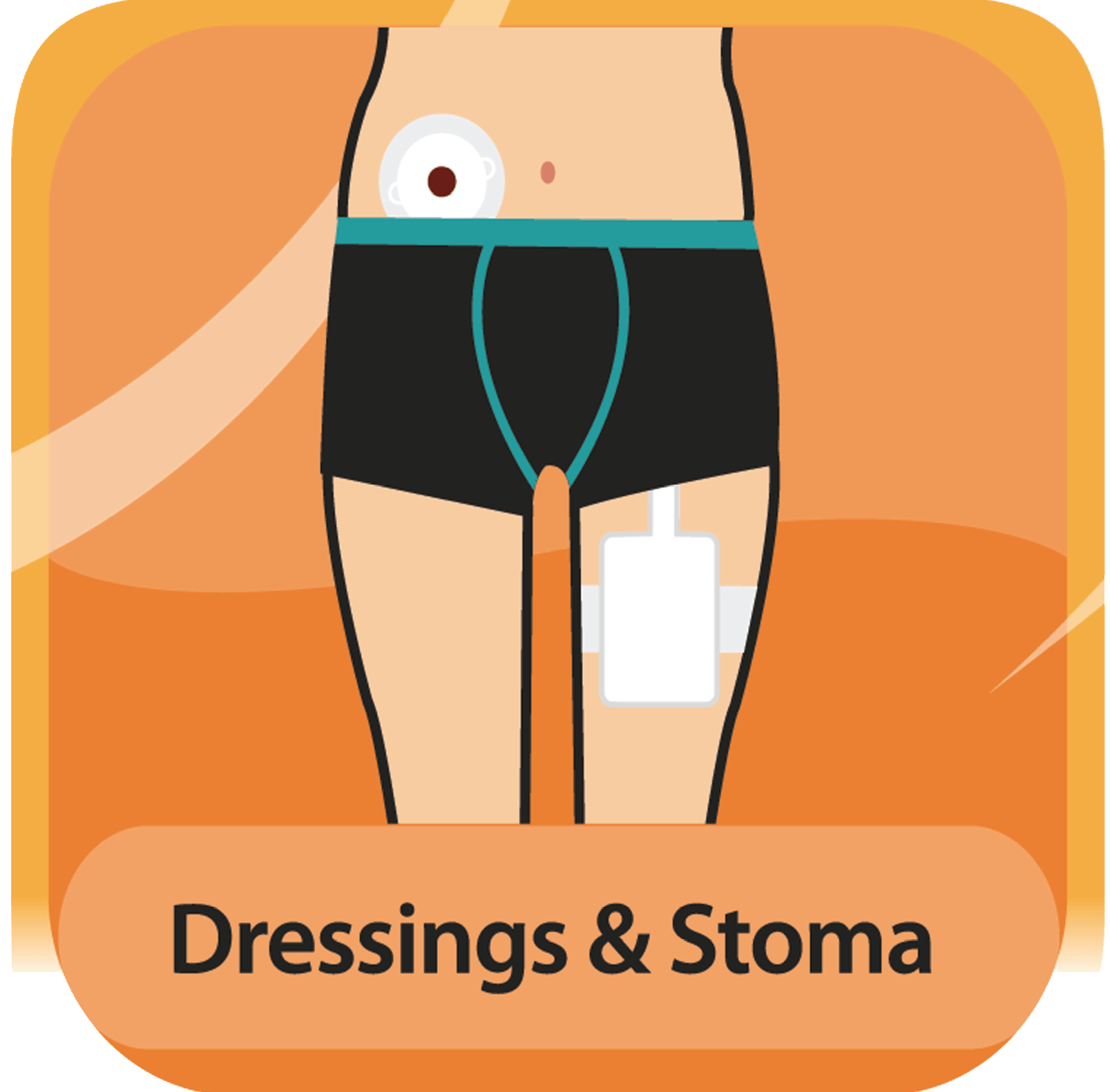 dressings and stoma icon