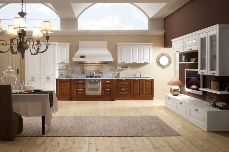 cucina realizzata su misura con mobili atigianali