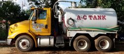 pumping septic tank