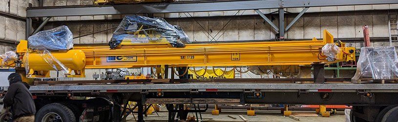 Orange Long Truck — Tigard, OR — Milwaukee Crane Orange Long Truck — Tigard, OR — Milwaukee Crane