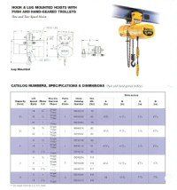 Budgit Electric Chain Hoist Specs — Tigard, OR — Milwaukee Crane Budgit Electric Chain Hoist Specs — Tigard, OR — Milwaukee Crane