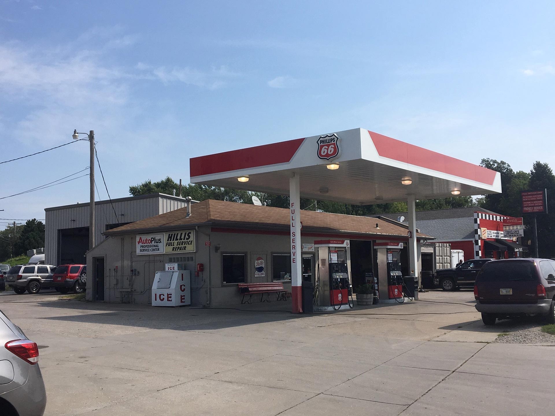 fuel pump station