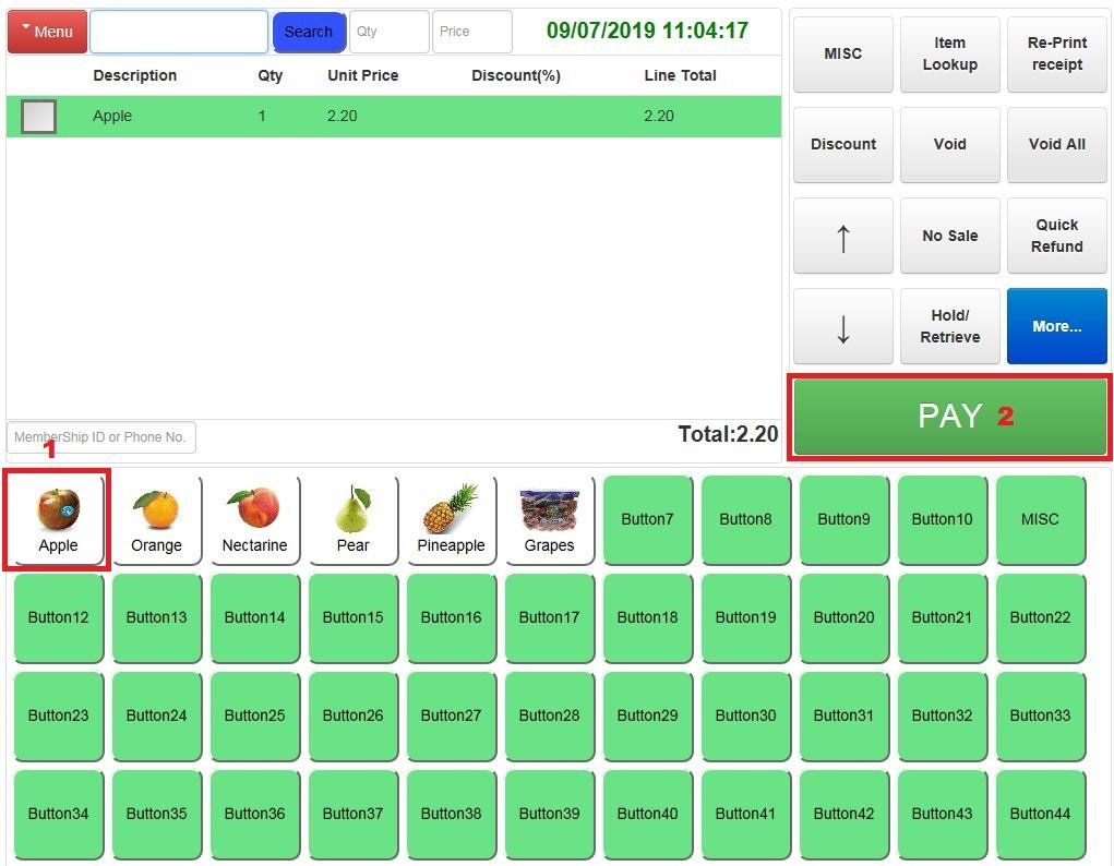 Cash Sale 1