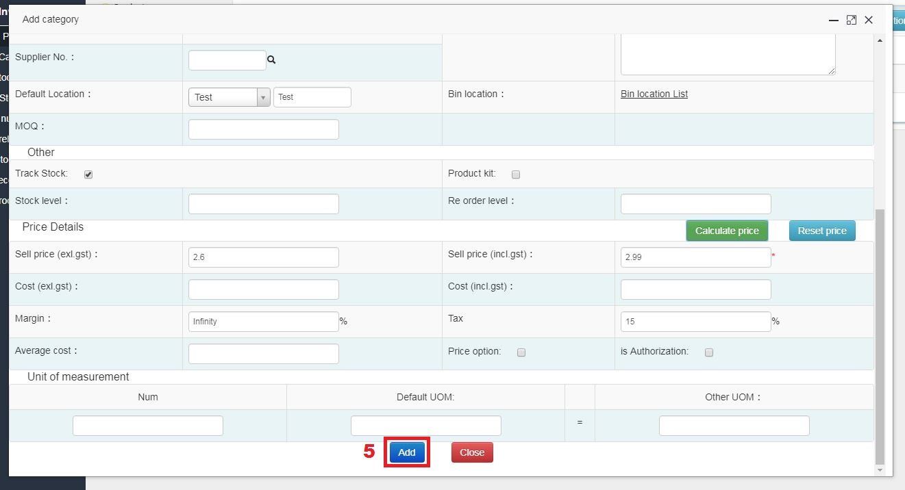 Add Product