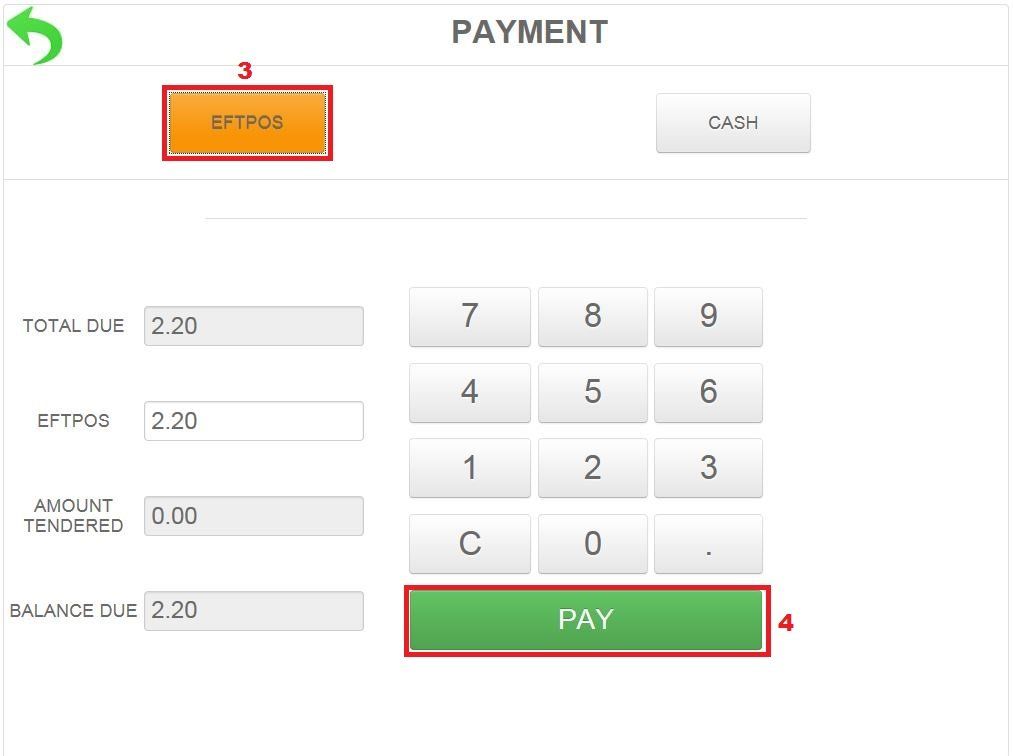 Eftpos Sale