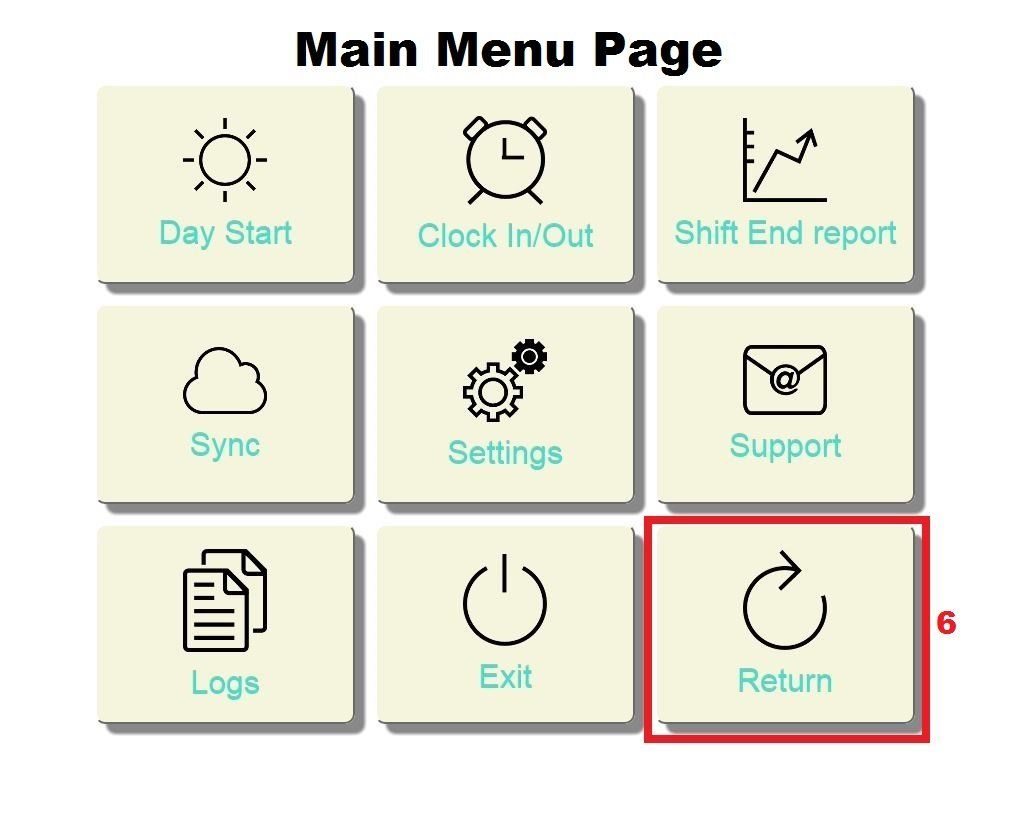 Return button