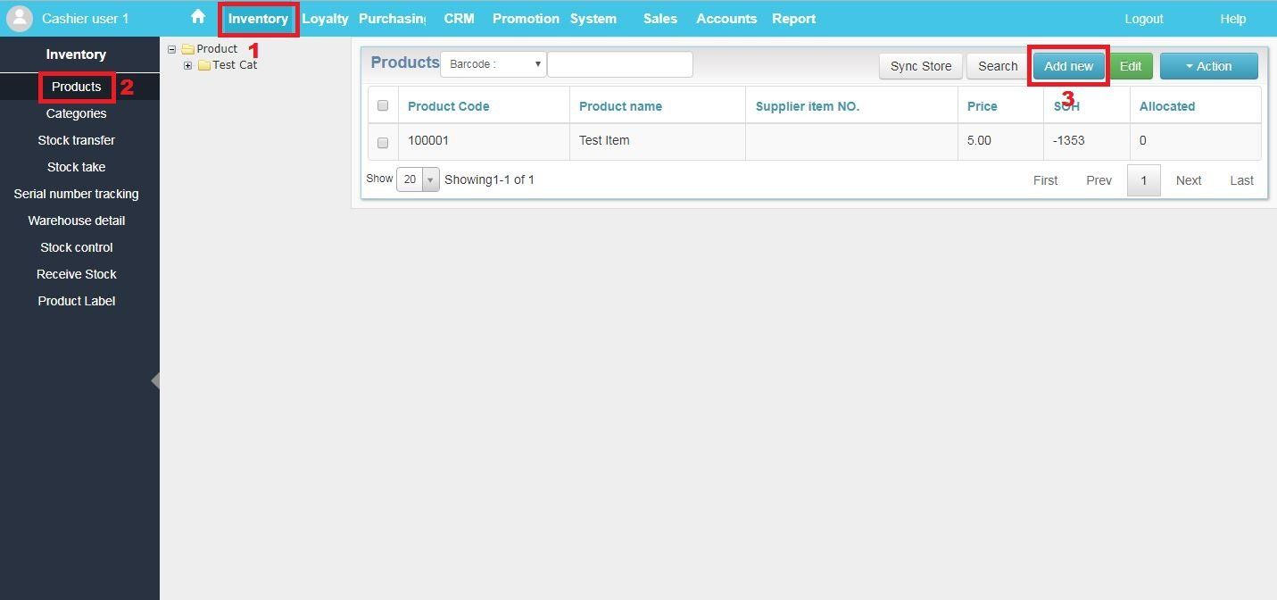 Manually Create Product