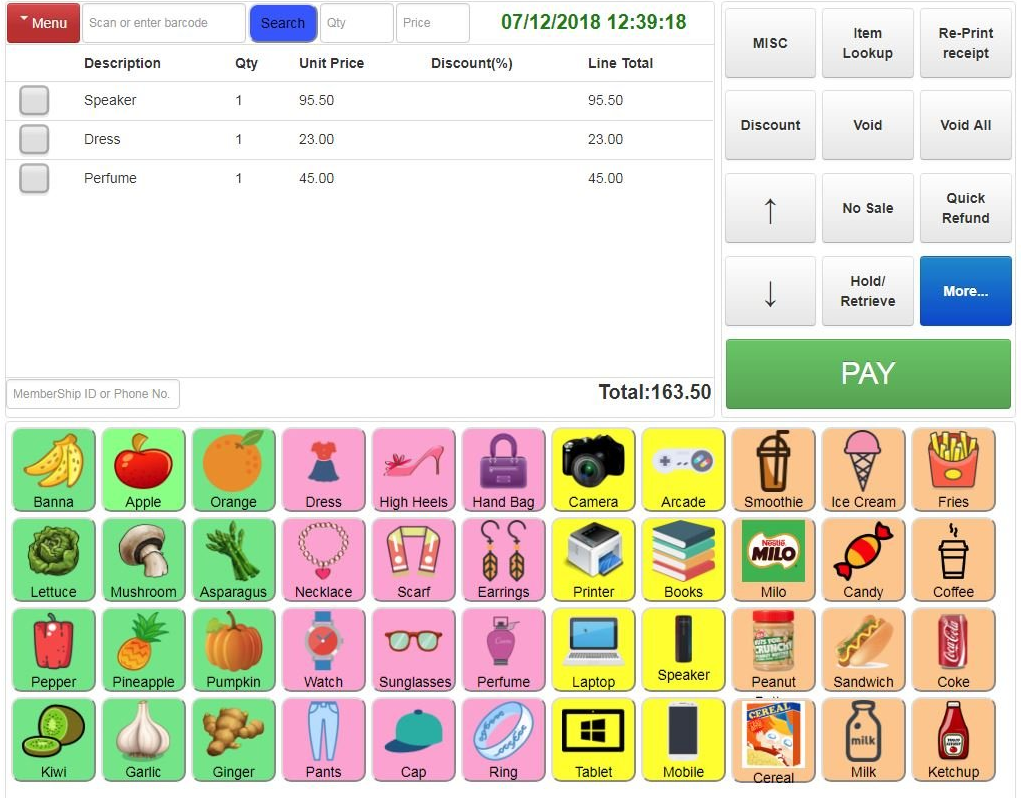 Monarch POS for retail