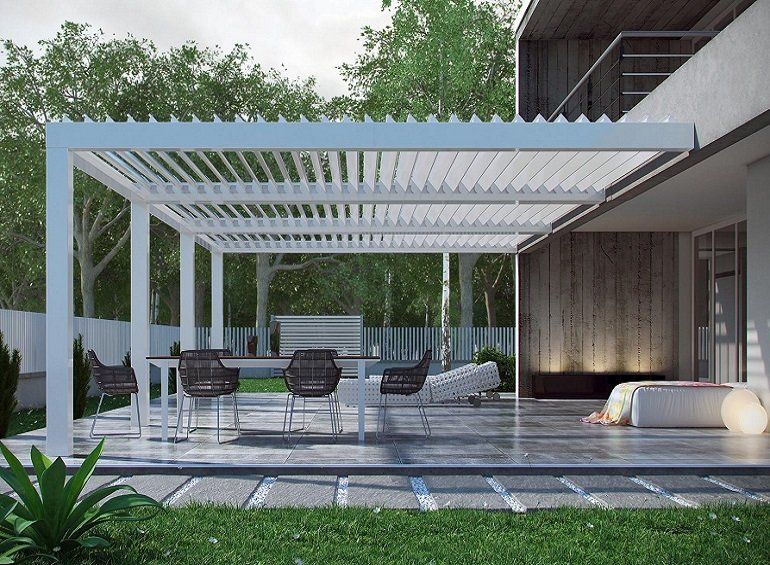 10 vantaggi della pergola bioclimatica