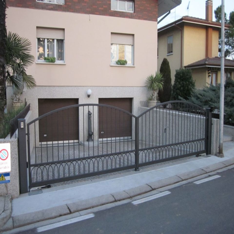 cancello in ferro a sbarre