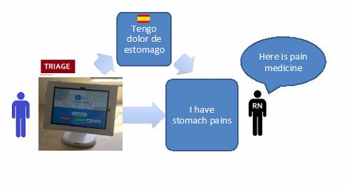 DIagrammatically display of Triage process flow