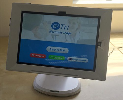 Electronic triage application