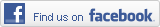 Facebook logo button with 