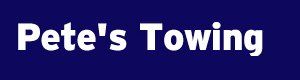 petes towing branding logo petes towing branding logo