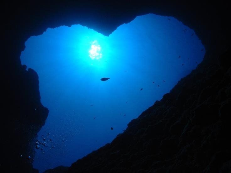 Underwater cave