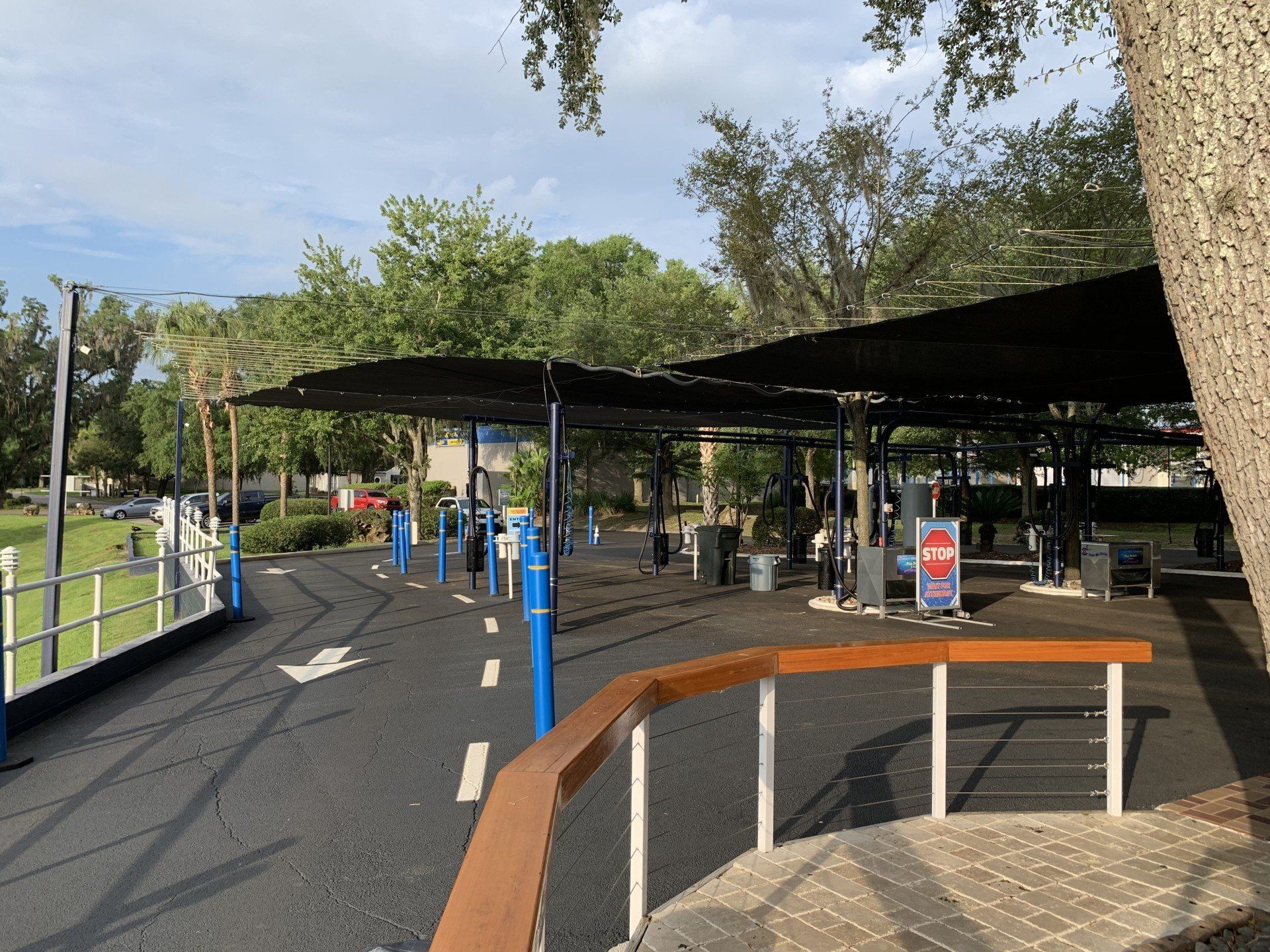 outside at beautiful Park Place Car Wash in Gainesville, Florida