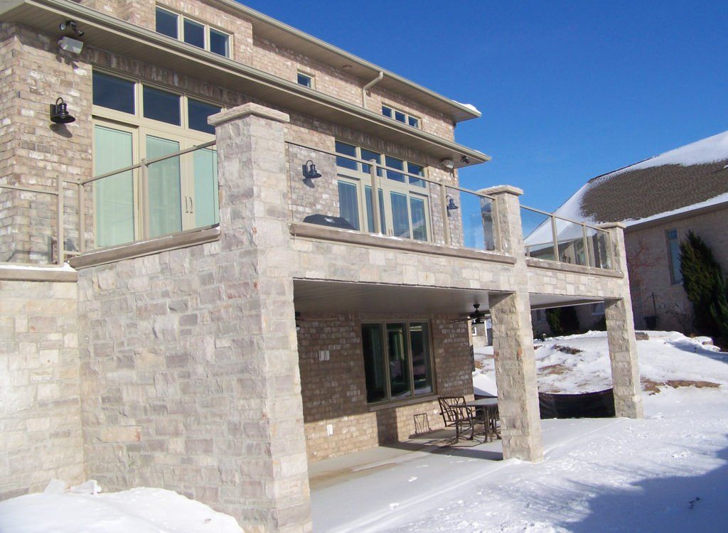 Deck Glass Railing