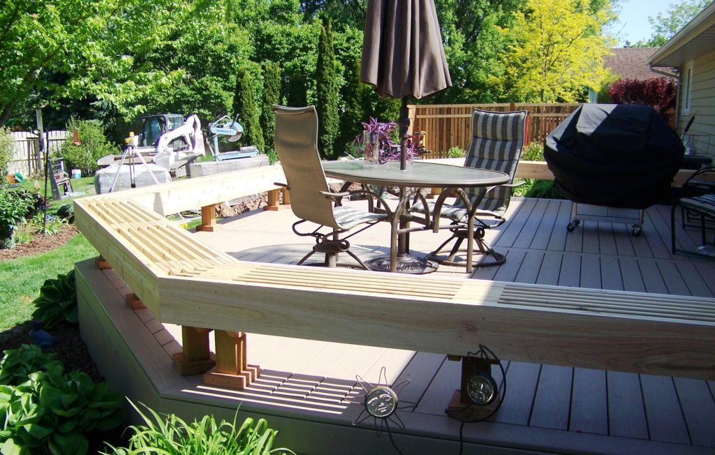 House with Deck and seating