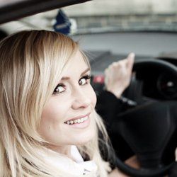 girl driving