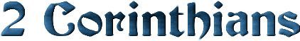The word corinthians is written in blue on a white background