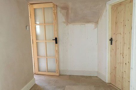 Plastering work