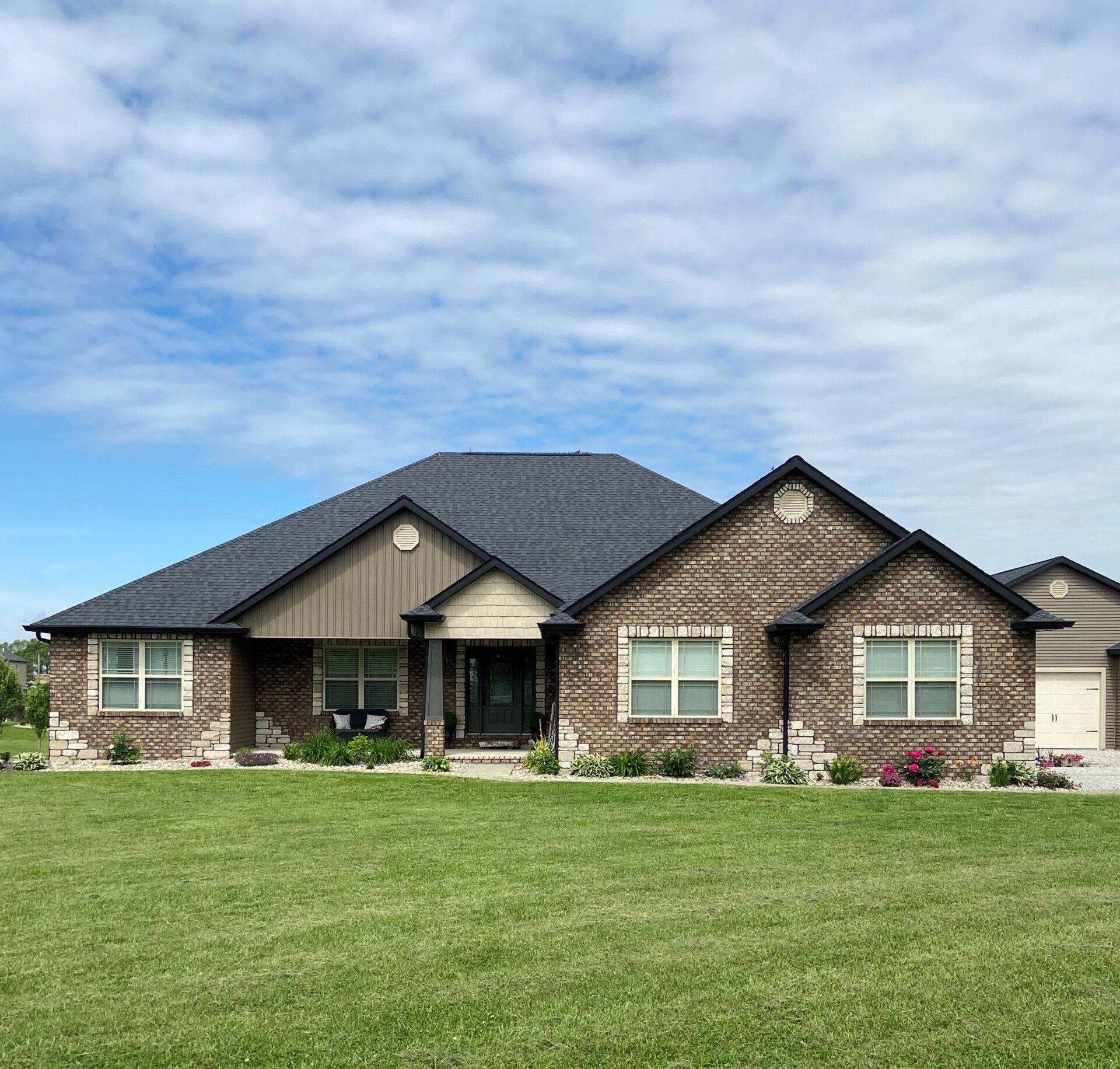 Installing Gutter — Trenton, Illinois — Skyview Exteriors and Interiors